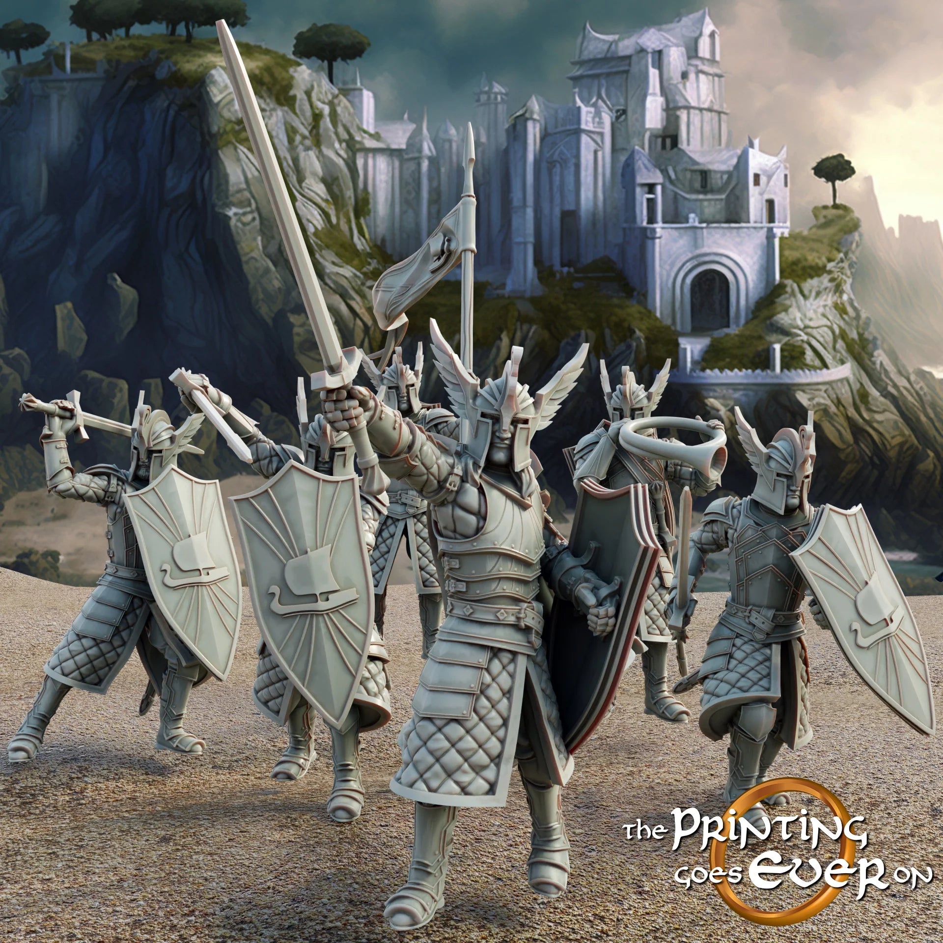 Swan Knight Warband - Foot
